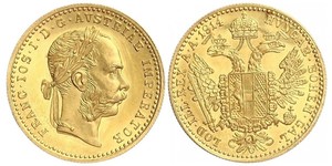 1 Ducat Monarchia asburgica (1526-1804) Oro Franz Joseph I (1830 - 1916)