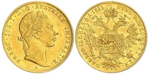 1 Ducat Monarchia asburgica (1526-1804) Oro Franz Joseph I (1830 - 1916)