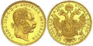 1 Ducat Monarchia asburgica (1526-1804) Oro Franz Joseph I (1830 - 1916)