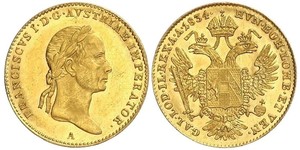 1 Ducat Monarchia asburgica (1526-1804) Oro Francis II, Holy Roman Emperor (1768 - 1835)