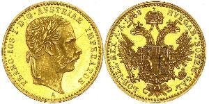 1 Ducat Monarchia asburgica (1526-1804) Oro Franz Joseph I (1830 - 1916)