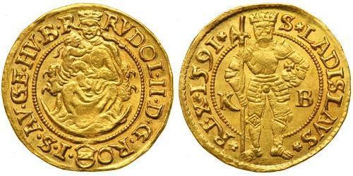 1 Ducat Monarchia asburgica (1526-1804) Oro Rodolfo II del Sacro Romano Impero (1552 - 1612)
