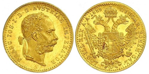 1 Ducat Monarchia asburgica (1526-1804) Oro Franz Joseph I (1830 - 1916)