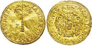 1 Ducat Principality of Transylvania (1571-1711) Oro Francisco Rákóczi II(1676 – 1735)