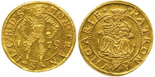 1 Ducat Principality of Transylvania (1571-1711) Oro Cristóbal Báthory (1530-1581)