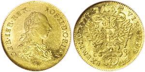 1 Ducat Principality of Transylvania (1571-1711) / Sacro Imperio Romano (962-1806) Oro Joseph II, Holy Roman Emperor  (1741 - 1790)