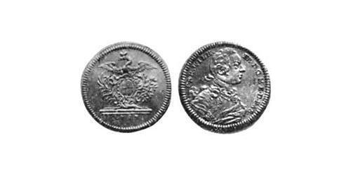 1 Ducat Principato di Ansbach (1398–1792) Oro Carlo Guglielmo Federico di Brandeburgo-Ansbach(1712 – 1757)