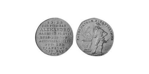1 Ducat Principato di Ansbach (1398–1792) Oro Cristiano Federico di Brandeburgo-Ansbach(1736 – 1806)