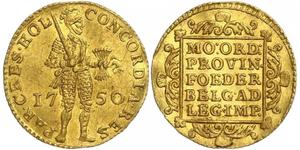 1 Ducat Provincias Unidas de los Países Bajos (1581 - 1795) Oro 