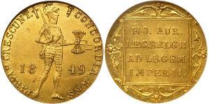 1 Ducat Regno dei Paesi Bassi (1815 - ) Oro 