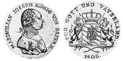 1 Ducat Reino de Baviera (1806 - 1918) Oro 