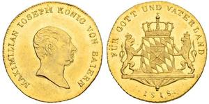 1 Ducat Reino de Baviera (1806 - 1918) Oro 