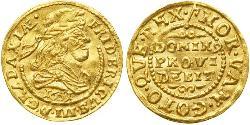 1 Ducat Reino de Dinamarca y Noruega (1536-1814) Oro Federico III de Dinamarca (1609 -1670)