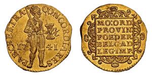 1 Ducat Repubblica delle Sette Province Unite (1581 - 1795) Oro 