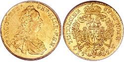 1 Ducat Sacro Romano Impero (962-1806) Oro Francesco I di Lorena(1708-1765)