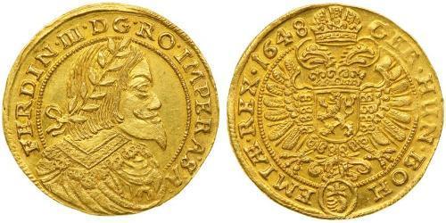 1 Ducat Sacro Romano Impero (962-1806) Oro Ferdinand III, Holy Roman Emperor (1608-1657)