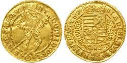 1 Ducat Sacro Romano Impero (962-1806) / Austria Oro Rodolfo II del Sacro Romano Impero (1552 - 1612)