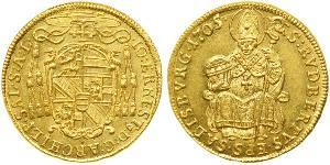 1 Ducat Salzburgo (1328 - 1803) Oro Johann Ernst von Thun und Hohenstein