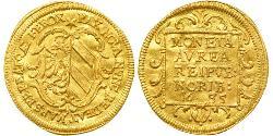 1 Ducat Stati federali della Germania Oro 