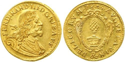 1 Ducat Stati federali della Germania Oro Ferdinand III, Holy Roman Emperor (1608-1657)