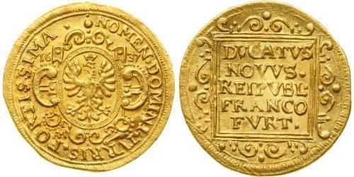 1 Ducat Stati federali della Germania Oro 