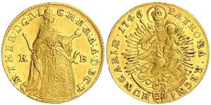 1 Ducat Ungheria Oro Maria Theresa of Austria (1717 - 1780)