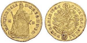 1 Ducat Ungheria Oro Maria Theresa of Austria (1717 - 1780)