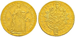 1 Ducat Ungheria Oro Maria Theresa of Austria (1717 - 1780)