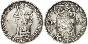 1 Ducat Republik der Sieben Vereinigten Provinzen (1581 - 1795) Silber 