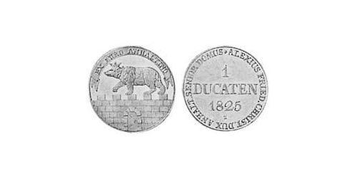 1 Ducat Anhalt-Bernburg (1603 - 1863) 金 Alexius Frederick Christian, Duke of Anhalt-Bernburg (1767 – 1834)