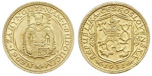 1 Ducat Czechoslovakia (1918-1992) 金 