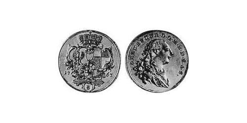 1 Ducat Principality of Ansbach (1398–1792) 金 Charles Alexander, Margrave of Brandenburg-Ansbach (1736 – 1806)
