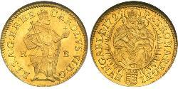 1 Ducat 匈牙利 金 查理六世 (神圣罗马帝国) (1685 - 1740)