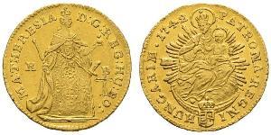 1 Ducat 匈牙利 金 玛丽亚·特蕾西亚 (1717 - 1780)
