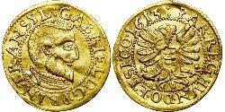1 Ducat 外西凡尼亞公國 (鄂圖曼帝國) (1570 - 1711) 金 Gabriel Báthory (1589 – 1613)