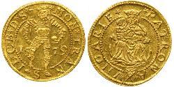 1 Ducat 外西凡尼亞公國 (鄂圖曼帝國) (1570 - 1711) 金 Christopher Báthory (1530-1581)