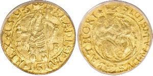 1 Ducat 外西凡尼亞公國 (鄂圖曼帝國) (1570 - 1711) 金 Sigismund Báthory,  prince of Transylvania (1572 -1613)