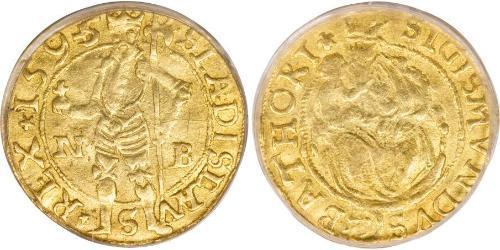 1 Ducat 外西凡尼亞公國 (鄂圖曼帝國) (1570 - 1711) 金 Sigismund Báthory,  prince of Transylvania (1572 -1613)