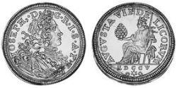 1 Ducat 奥格斯堡 (1276 - 1803 Augsburg) 金 約瑟夫一世 (神聖羅馬帝國) (1678 -1711)