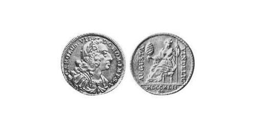 1 Ducat 奥格斯堡 (1276 - 1803 Augsburg) 金 查理七世 (神圣罗马帝国)  (1697 – 1745)