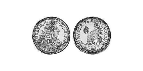 1 Ducat 奥格斯堡 (1276 - 1803 Augsburg) 金 約瑟夫一世 (神聖羅馬帝國) (1678 -1711)