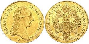 1 Ducat 奧地利帝國 (1804 - 1867) 金 约瑟夫二世 (神圣罗马帝国) (1741 - 1790)