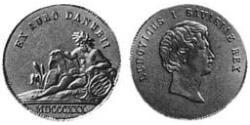 1 Ducat 巴伐利亞王國 (1806 - 1918) 金 路德维希一世 (巴伐利亚)
