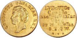 1 Ducat 巴伐利亞王國 (1806 - 1918) 金 路德维希一世 (巴伐利亚)
