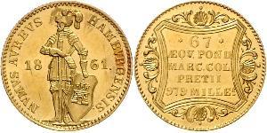 1 Ducat 汉堡 金 