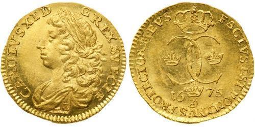 1 Ducat 瑞典 金 卡尔十一世 (1655-1697)