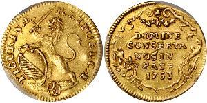 1 Ducat 瑞士 金 