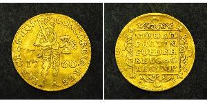 1 Ducat 荷蘭共和國 (1581 - 1795) 金 