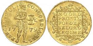 1 Ducat 荷蘭共和國 (1581 - 1795) 金 