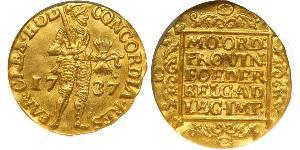 1 Ducat 荷蘭共和國 (1581 - 1795) 金 